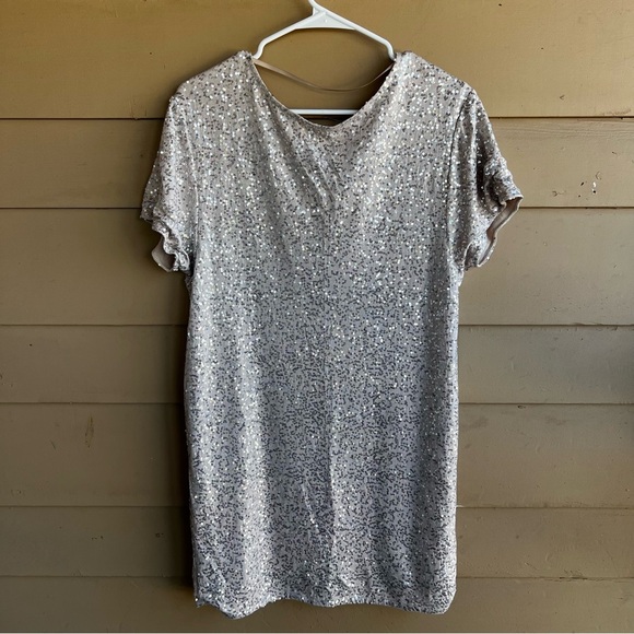 Victoria's Secret Supermodel Essentials Sequin Oversized Mini Dress - Size XS - Picture 5 of 5